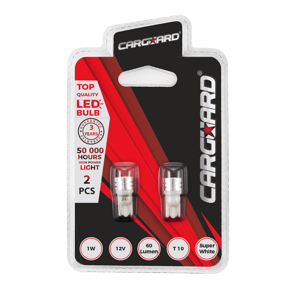Bec LED T10 CLD008 pentru interior auto și portbagaj, 12V 60lm