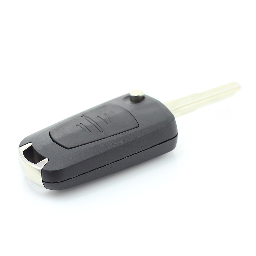 Carcasă cheie briceag pentru Opel, 2 butoane, lamă pe dreapta (Carguard)