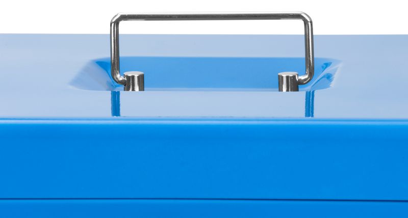 Casetă metalică pentru bani CashBox 300x240x90 mm, cu cheie