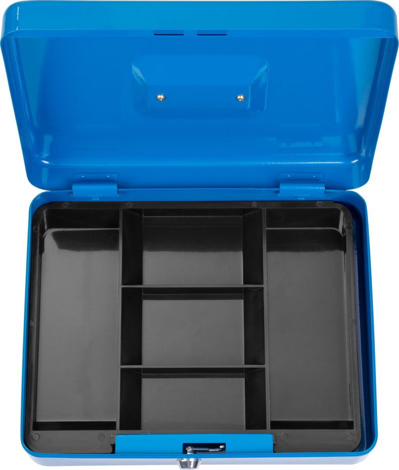 Casetă metalică pentru bani CashBox 300x240x90 mm, cu cheie