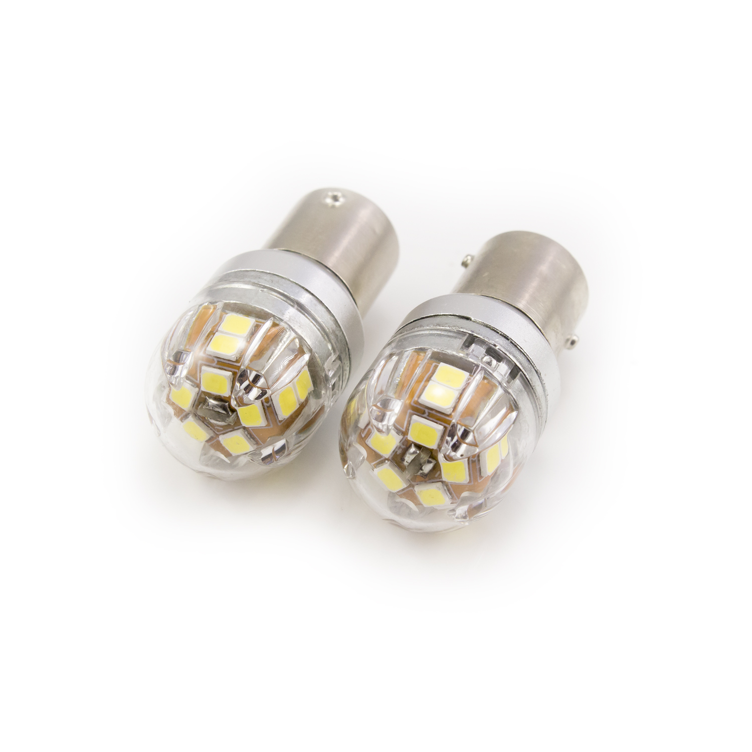 Set 2x becuri LED auto P21W BA15S Canbus 12-24V, alb 880 lm CarGuard
