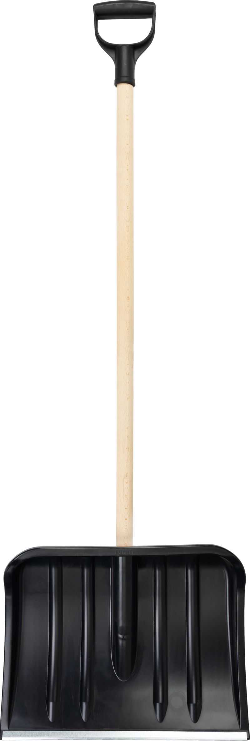 Lopată de zăpadă Snowman M1 435x330 mm, PVC, cu muchie metalică și coadă lemn