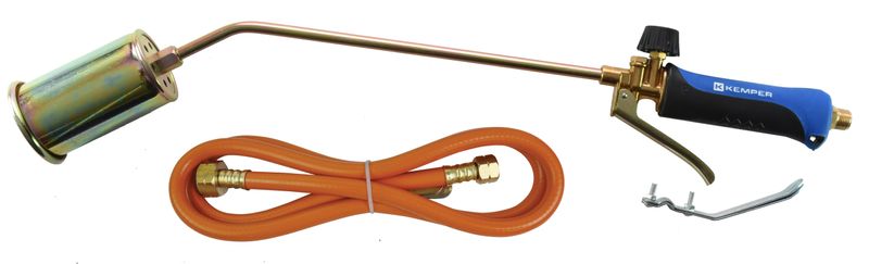 Arzător pe gaz GPL Kemper 221960LT5F, 7,9 kW, Ø 60 mm, 860 mm, furtun 5 m