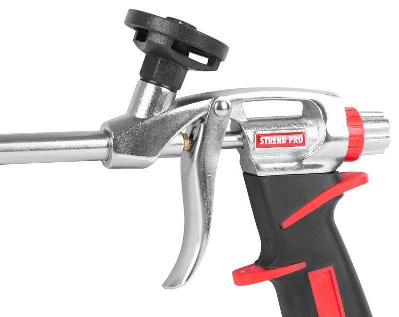 Pistol pentru spumă poliuretanică Strend Pro FG140, aluminiu cromat