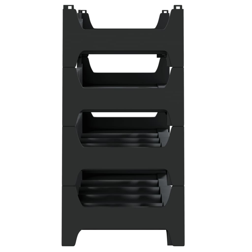 Raft de sticle de vin, pentru 24 sticle, PP, stivuibil GartenMobel Dekor