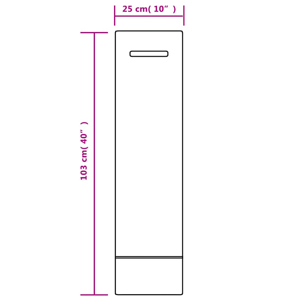 Saci de nisip, 25 buc., verde închis, 103x25 cm, HDPE GartenMobel Dekor