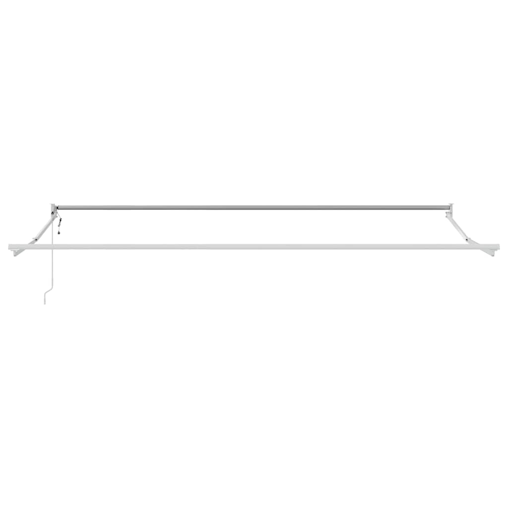 Copertină retractabilă antracit/alb, 4,5x3 m, textil/aluminiu GartenMobel Dekor