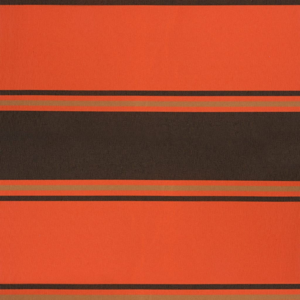 Copertină retractabilă automată, portocaliu și maro, 4,5x3 m GartenMobel Dekor