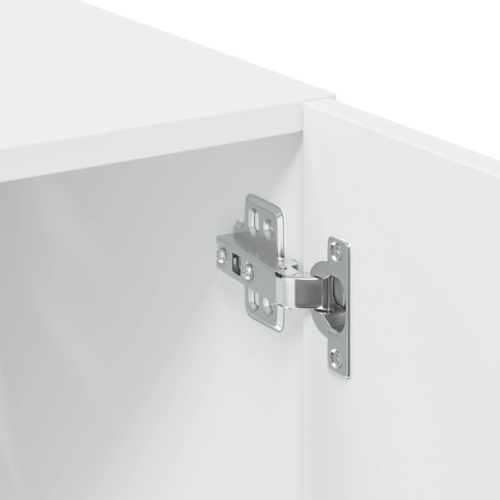 Dulap de depozitare, alb, 70x42,5x225 cm, lemn prelucrat GartenMobel Dekor