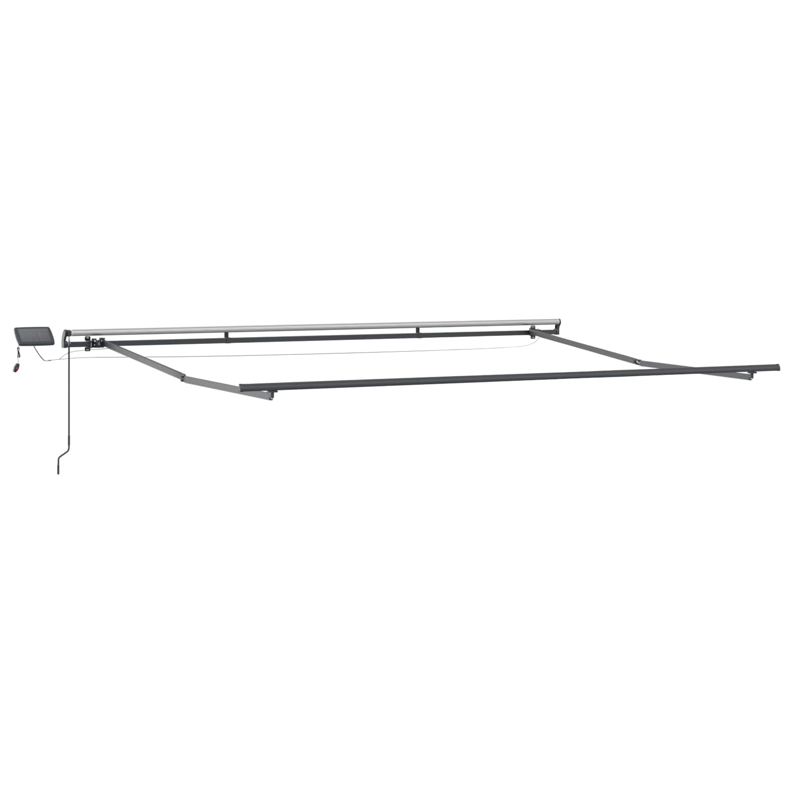 Cortina Retractabilă Manual Roșu 450 ×300 cm țesătură GartenMobel Dekor