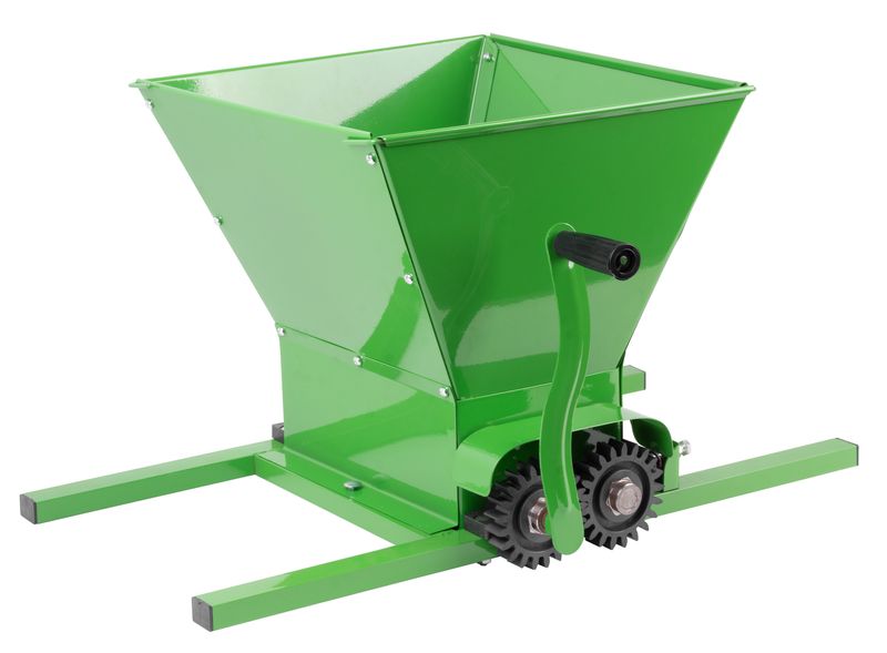 Zdrobitor manual de struguri Viva, metalic, 8,5 kg, culoare verde