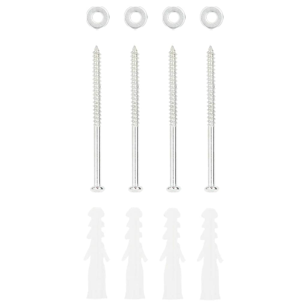 Coloană priză de exterior cu 4 căi, negru/verde, 16x16x39,5 cm GartenMobel Dekor