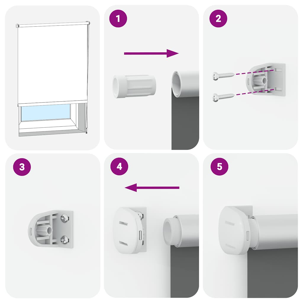 Jaluzea cu role opace negru 55x210 cm lățime material 50,7 cm GartenMobel Dekor