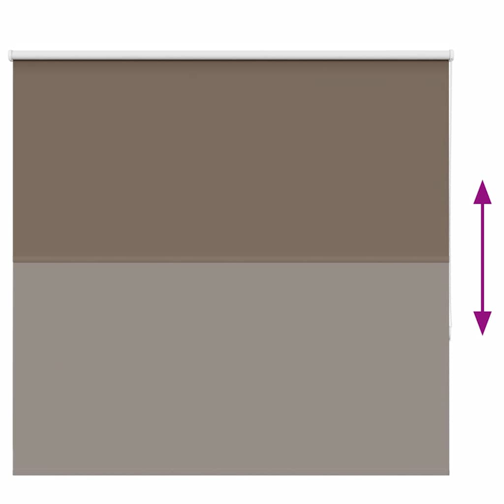 Jaluzea cu role opace cafea 145x130 cm lățime materială 141,6 cm GartenMobel Dekor