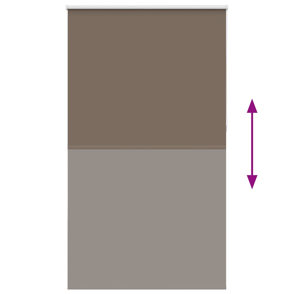 Jaluzea cu role opace cafea 130x230 cm lățime material 126,6 cm GartenMobel Dekor