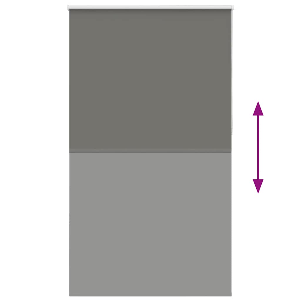 Jaluzea cu role opace gri 130x230 cm Lățime material 126,6 cm GartenMobel Dekor