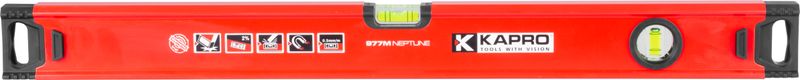 Nivela Kapro 977-40 Neptune 400 mm cu 3 bule si margini cauciucate