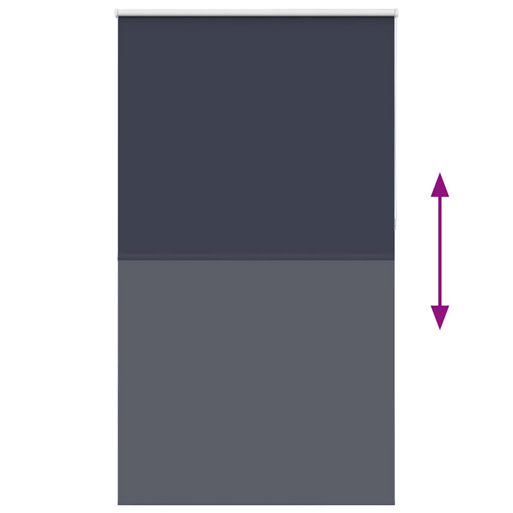 Jaluzea cu role opace bleumarin Lățime material 126,6 cm GartenMobel Dekor