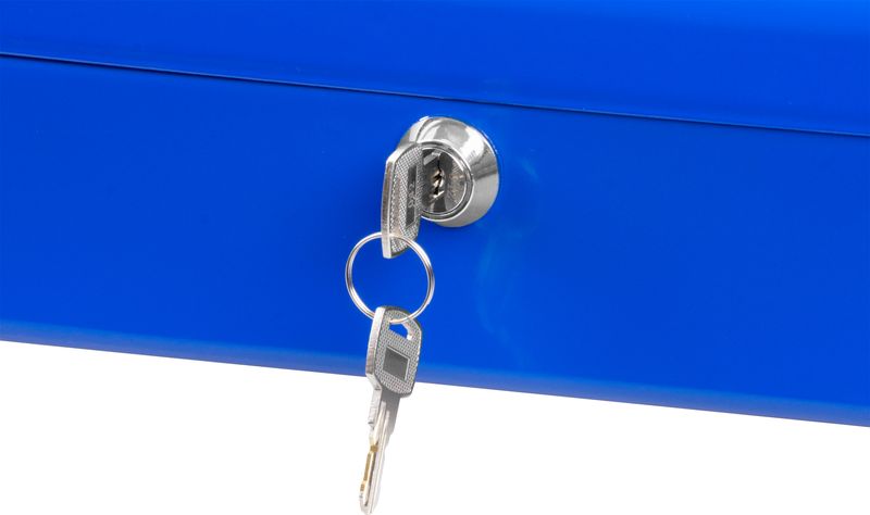 Casetă metalică CashBox pentru bani și monede, 30x25x8,8 cm