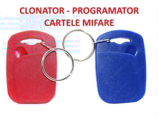 Programator si clonator cartele RFID Mifare pentru interfon si control acces