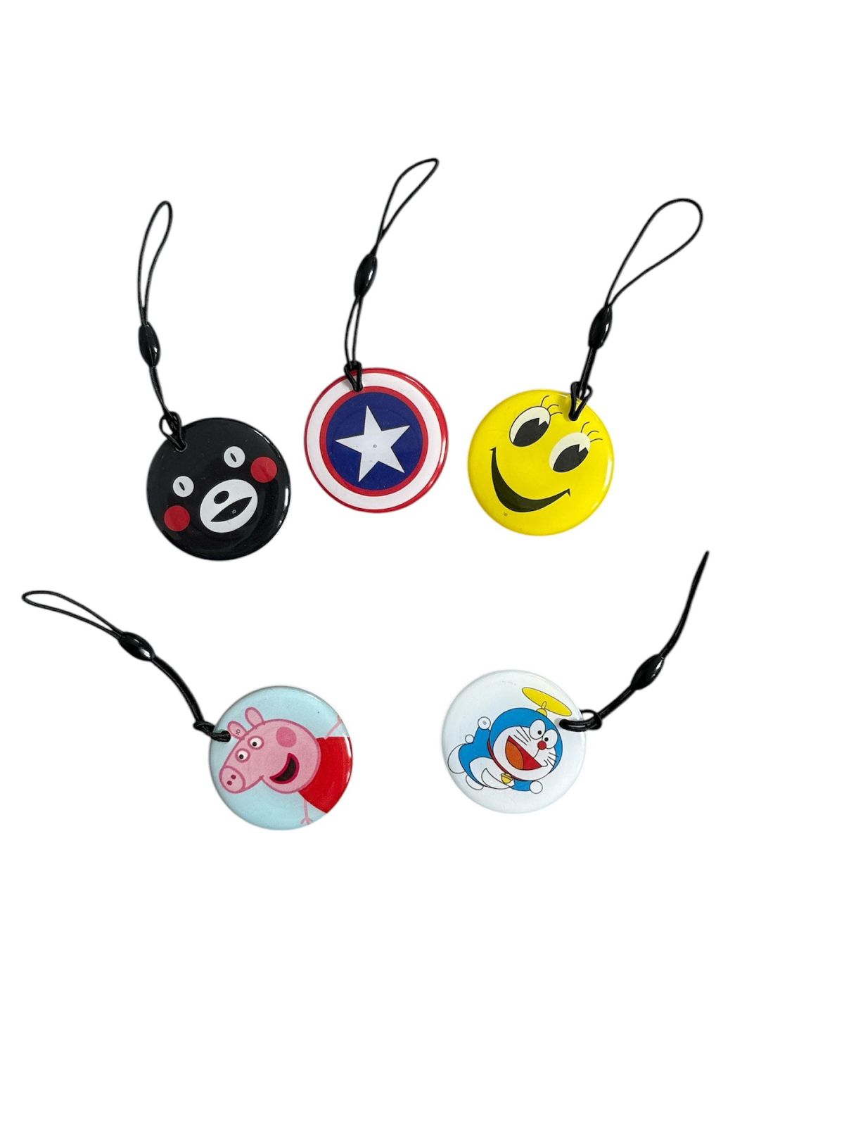 Set 5 taguri RFID clonabile EM4305 cu protectie epoxy, modele diverse