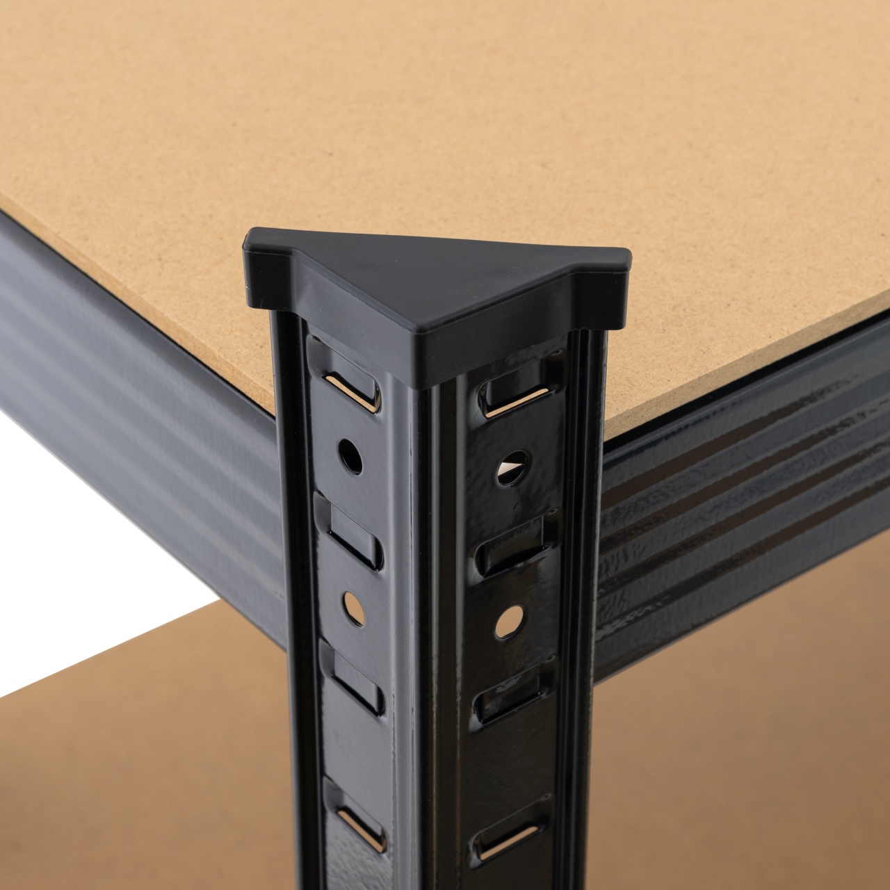 Raft metalic negru Rotor 120x45x180 cm, 5 polite, 175 kg/nivel