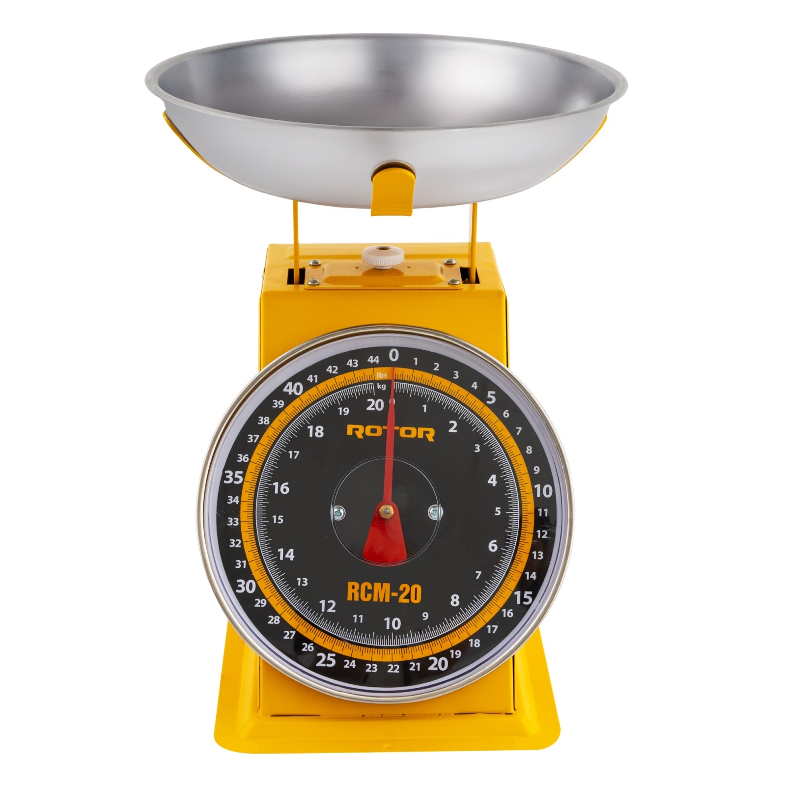Cantar mecanic de masa Rotor RCM-20, 20 kg, cu bol din inox Ø25 cm