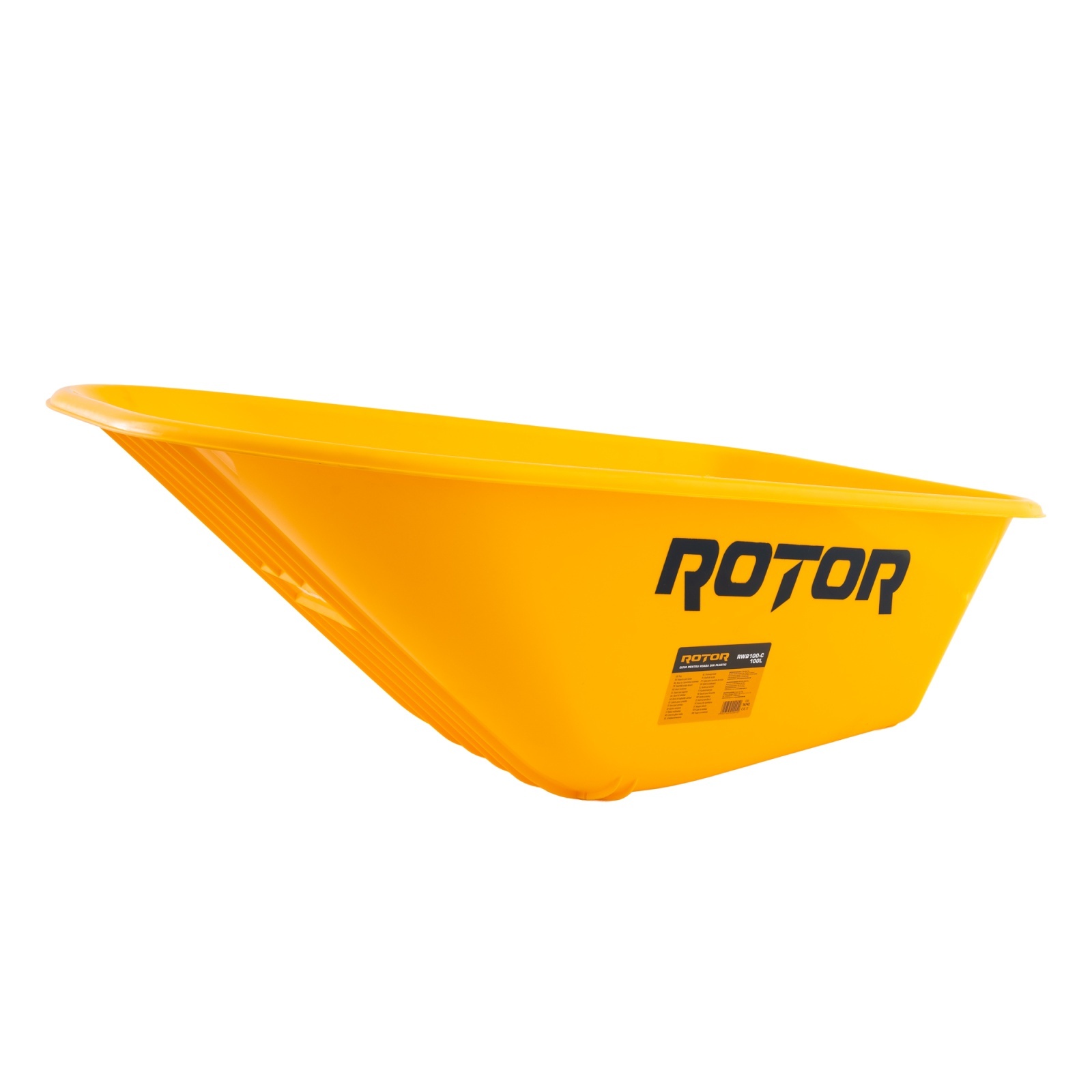 Roabă ROTOR RWB100-C 100 L cuvă din plastic și roată pneumatică
