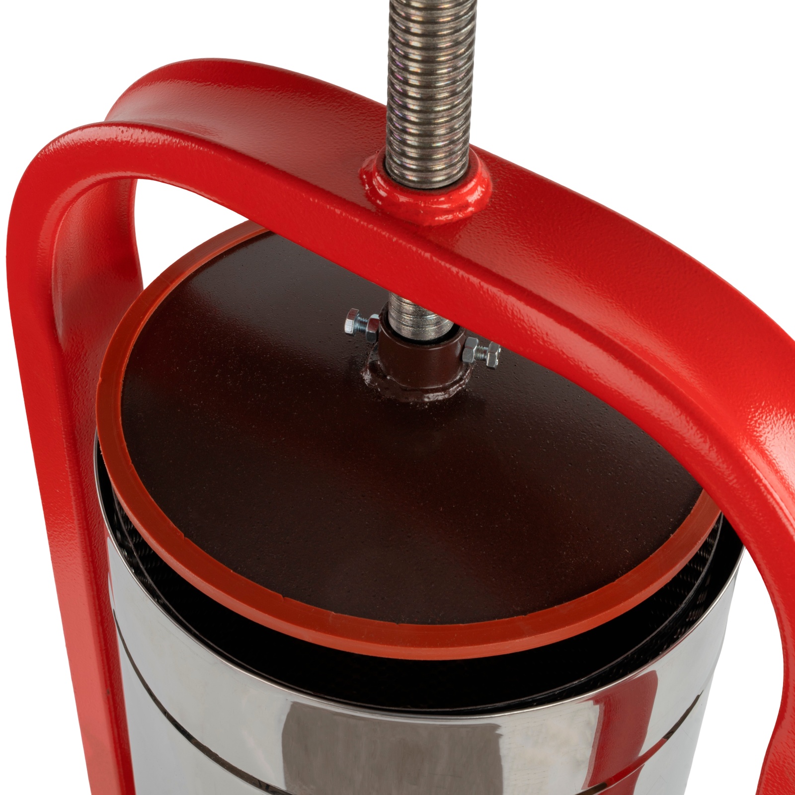 Teasc/presă manuală de struguri Dionis 25 L din inox, încărcare max. 18 kg