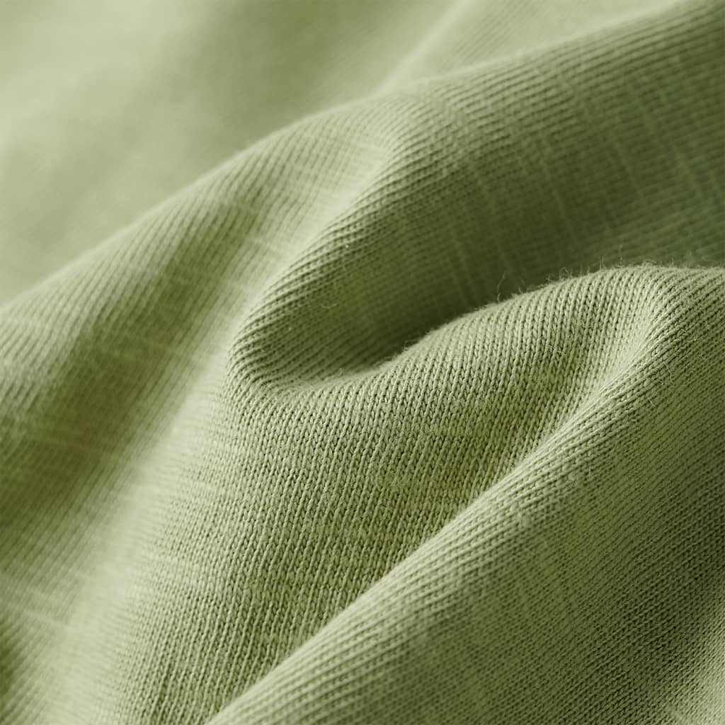 Tricou pentru copii, kaki deschis, 128 GartenMobel Dekor