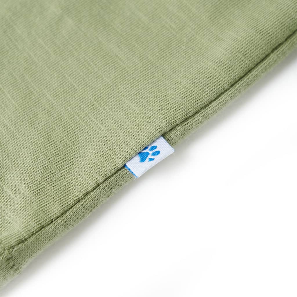 Tricou pentru copii, kaki deschis, 128 GartenMobel Dekor