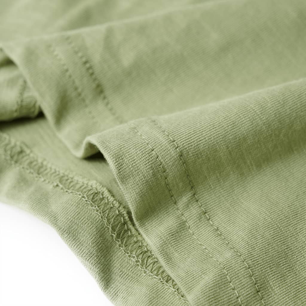 Tricou pentru copii, kaki deschis, 128 GartenMobel Dekor