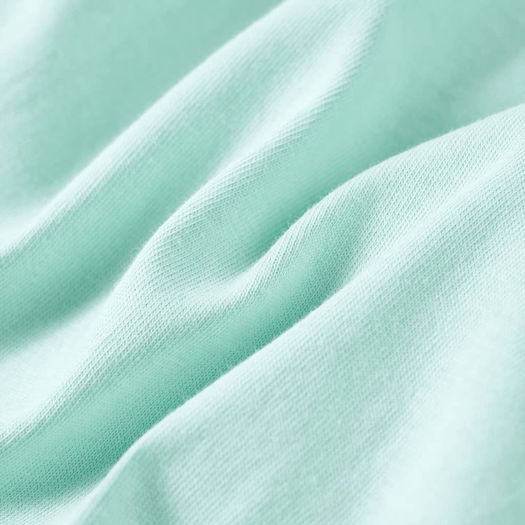 Tricou pentru copii, verde mentă deschis, 116 GartenMobel Dekor