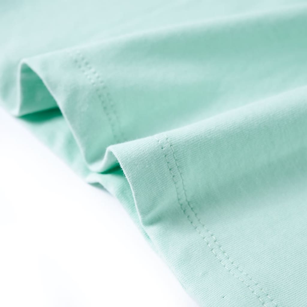 Tricou pentru copii, verde mentă deschis, 116 GartenMobel Dekor