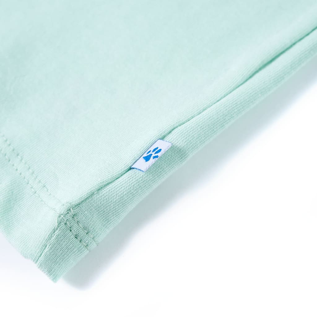 Tricou pentru copii, verde mentă deschis, 116 GartenMobel Dekor