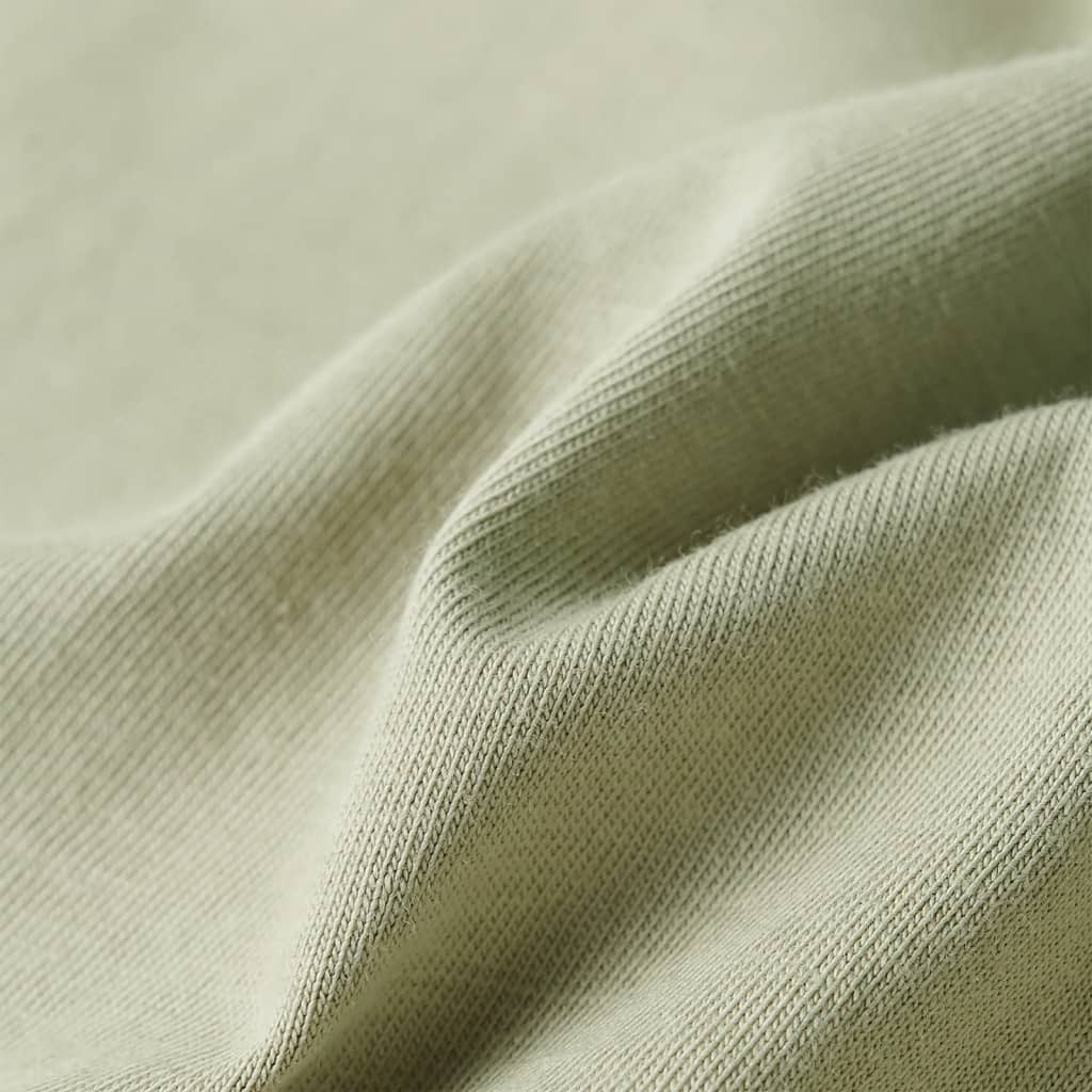 Tricou pentru copii cu mâneci scurte, kaki deschis, 116 GartenMobel Dekor