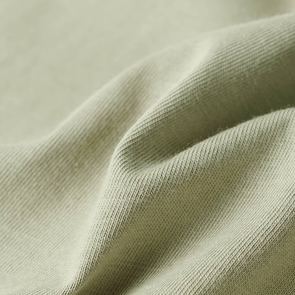 Tricou pentru copii cu mâneci scurte, kaki deschis, 128 GartenMobel Dekor