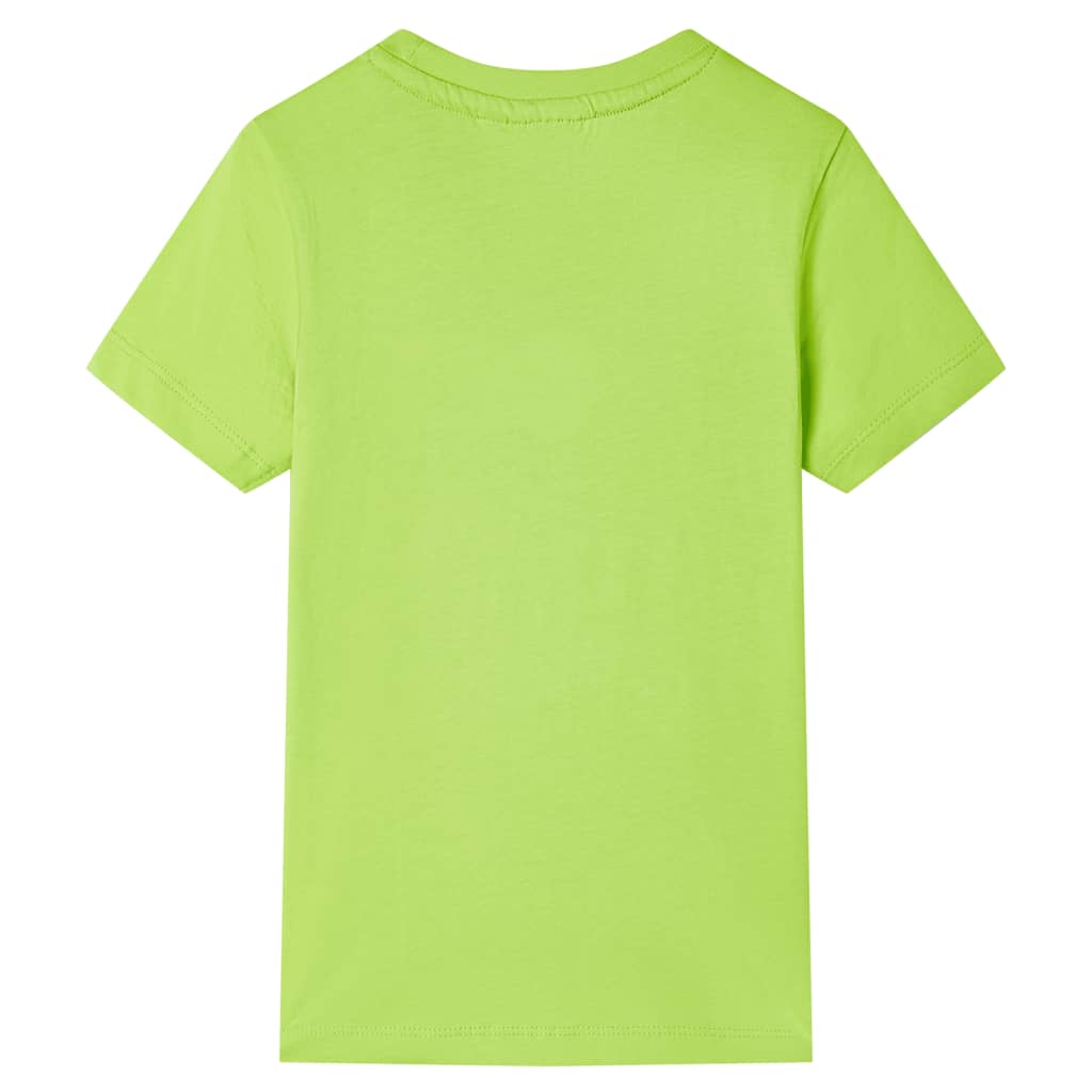 Tricou pentru copii cu mâneci scurte, lime, 116 GartenMobel Dekor