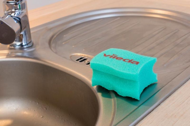 Bureți Vileda Glitzi Pur Active pentru vase delicate, non-scratch, 2 buc