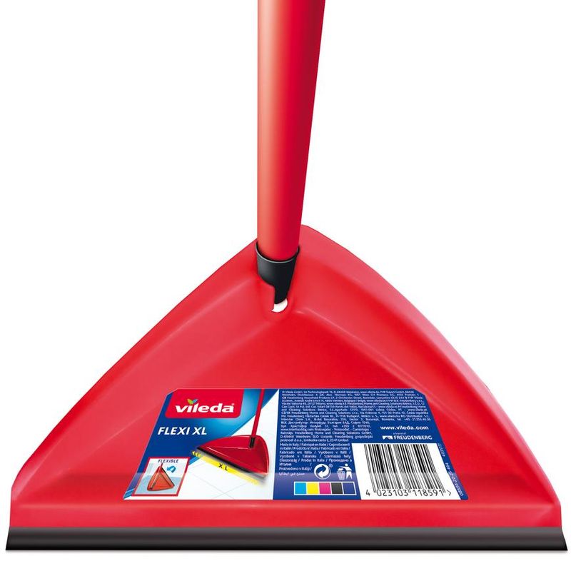 Făraș Vileda Flexi 2in1 cu mâner lung 80 cm și margine din cauciuc