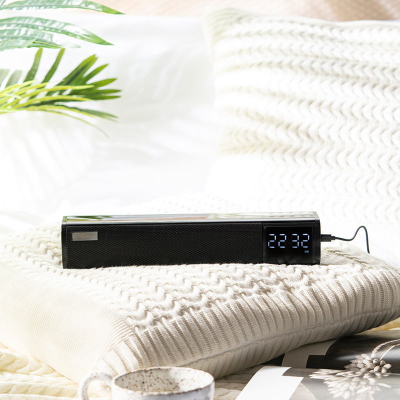 Boxă Bluetooth cu ceas și alarmă Adler AD 1191, stereo 10W, USB/SD/AUX