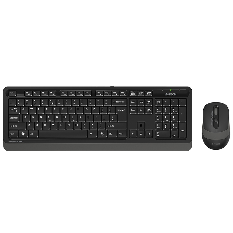 Kit tastatură și mouse wireless A4Tech FG1010, 104 taste, USB