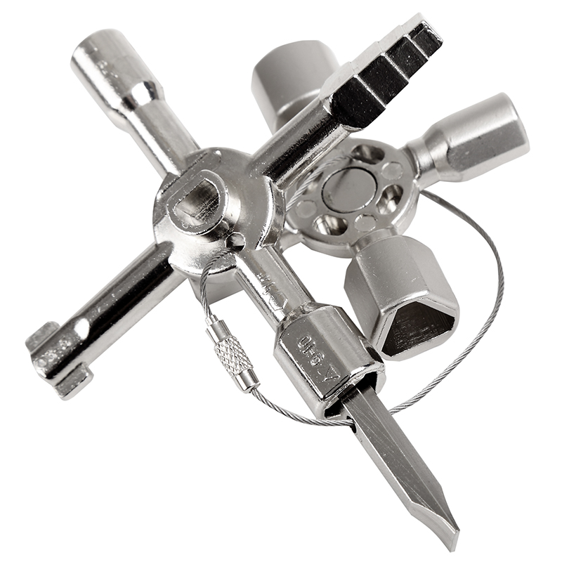 Set chei universale 4-în-1 pentru deschiderea tablourilor și cabinetelor