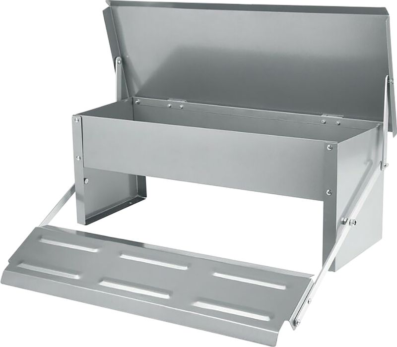 Hranitor automat pentru gaini Strend Pro, cu pedala, 5 kg, otel zincat