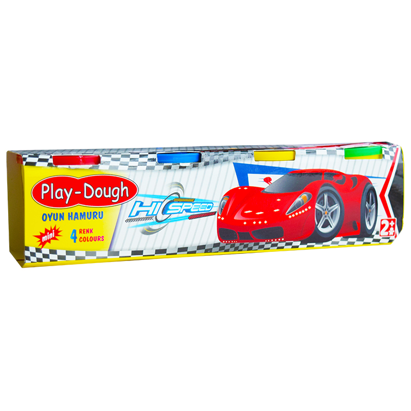 Plastilină Heroes, set 4 culori x 40 g, non-toxică, nu se lipește