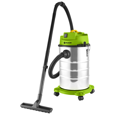 Aspirator umed-uscat Fieldmann 1400W, cu rezervor inox 40L si accesorii