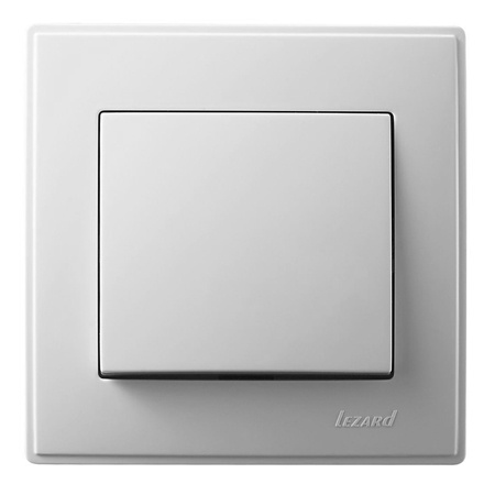 Întrerupător simplu Lezard ST pentru montaj îngropat, alb, 1 clapetă