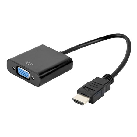 Adaptor HDMI tată la VGA mamă Gembird, convertor Full HD 1080p