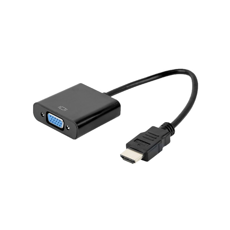 Adaptor HDMI tată la VGA mamă Gembird, convertor Full HD 1080p