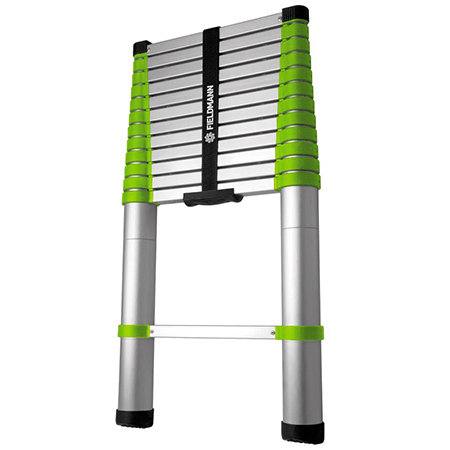Scară telescopică din aluminiu Fieldmann 3,8 m, 150 kg, 13 trepte